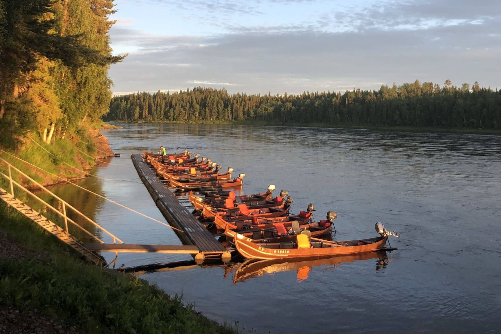 Lappea salmon fishing